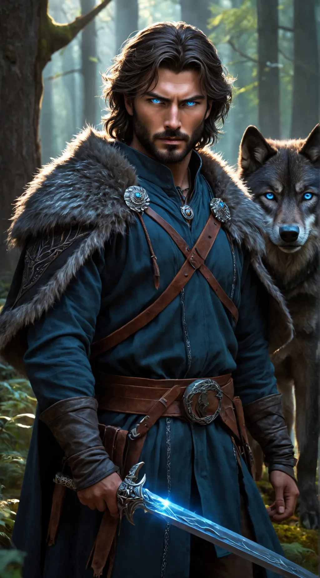 ai character: Darius  background