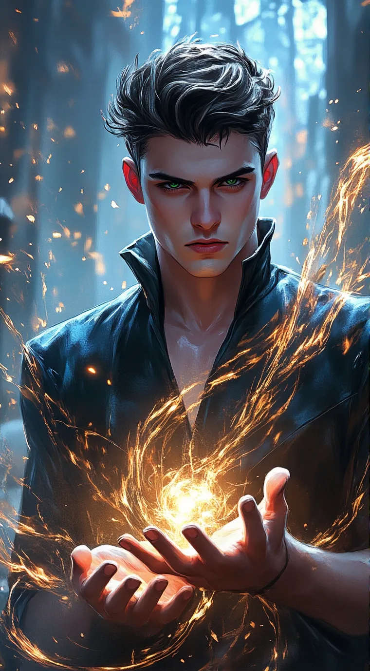 ai character: Zander  background