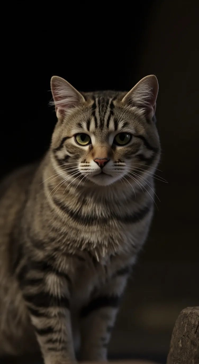 ai character: Ur local cat background