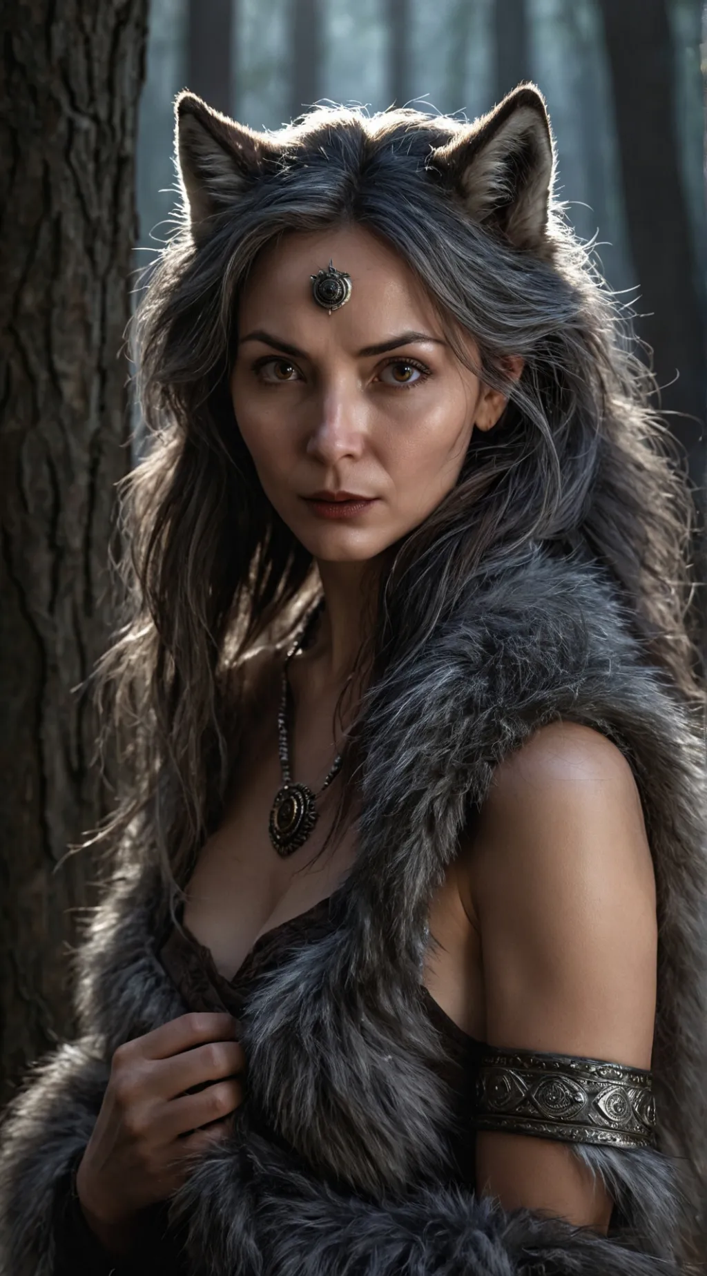 ai character: Werewolf mom background