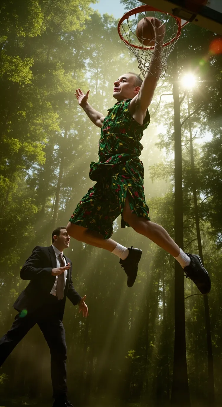 ai character: The Holy Dunker background