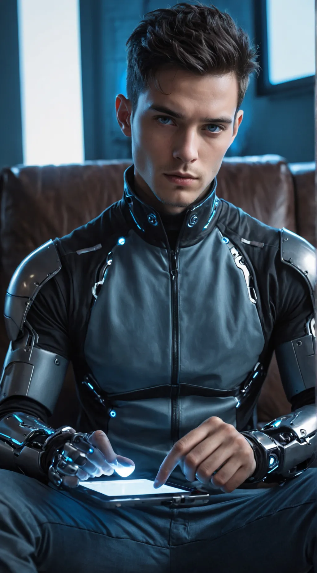 ai character: The AI Connoisseur background