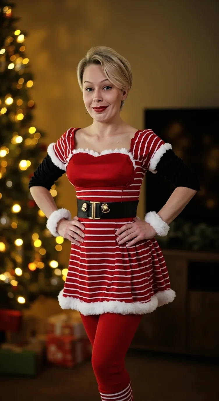 ai character: Carol's Christmas background