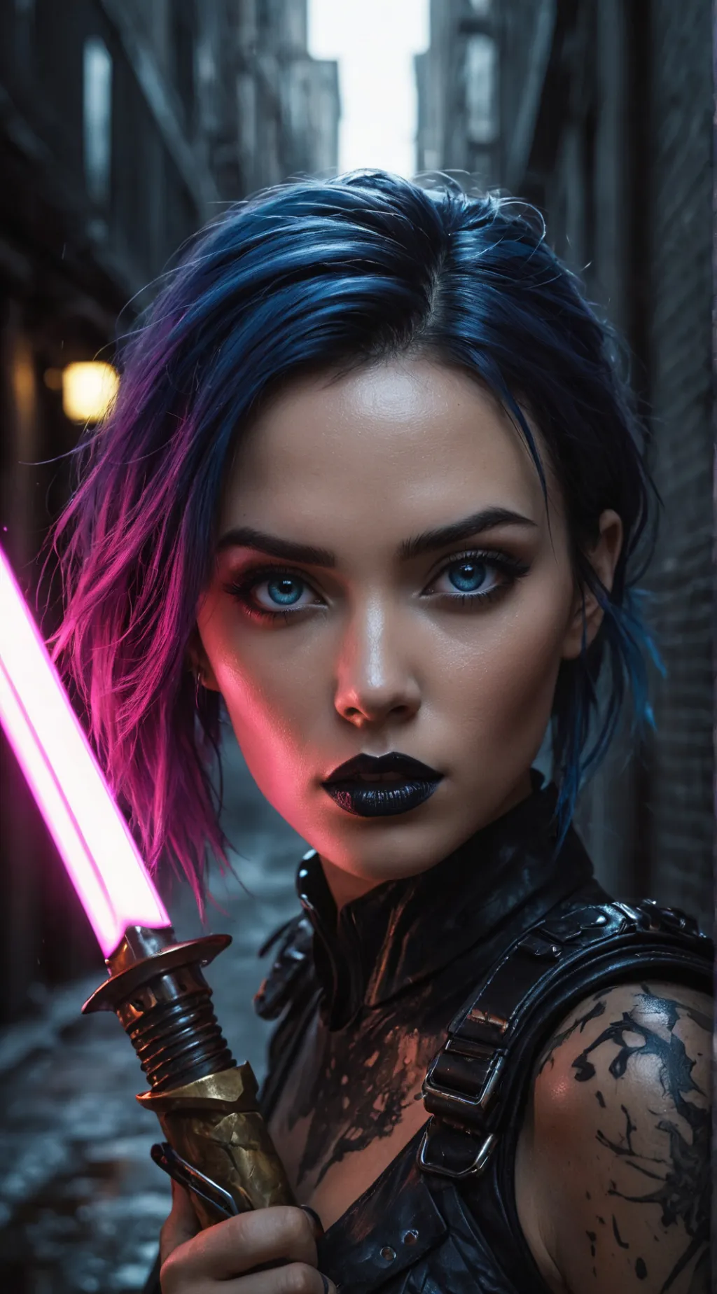 ai character: Nora Stone background