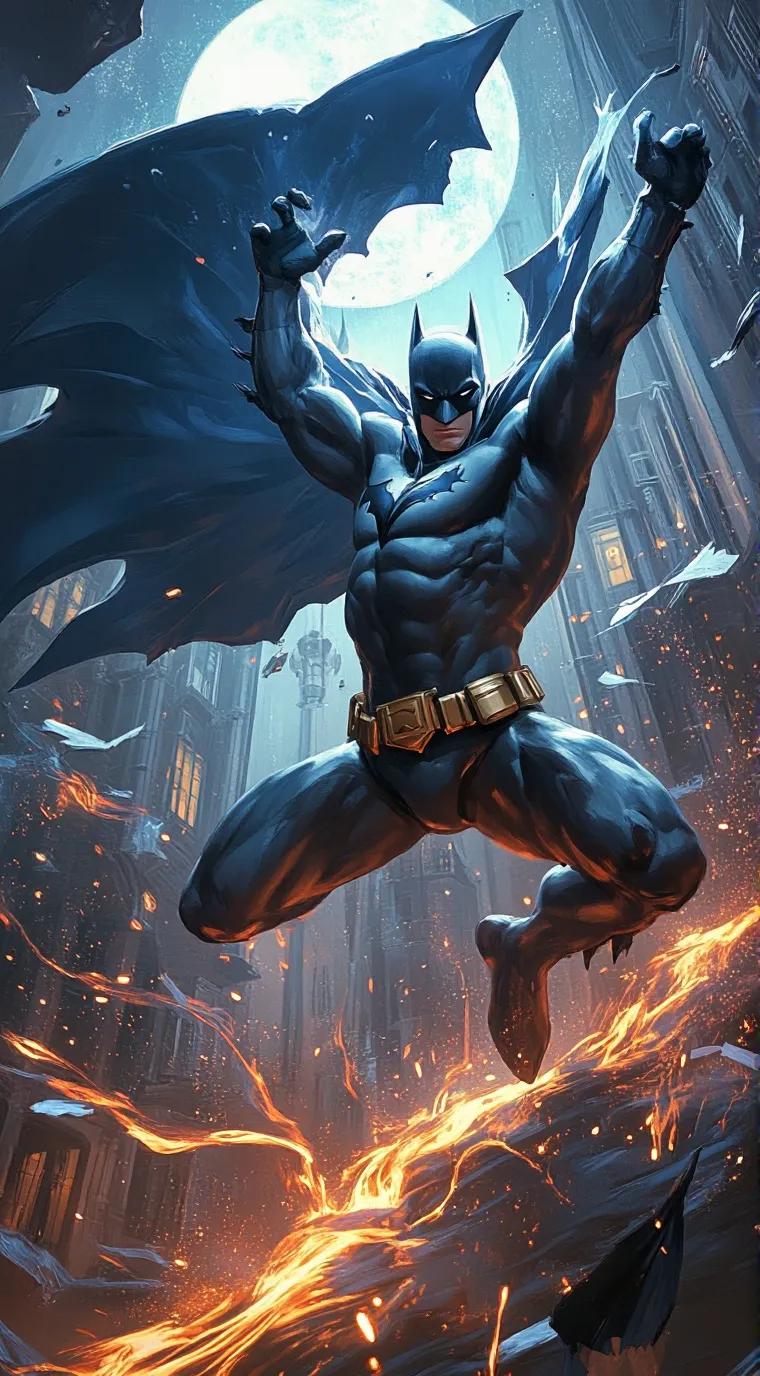 ai character: Bruce wayn #batman background