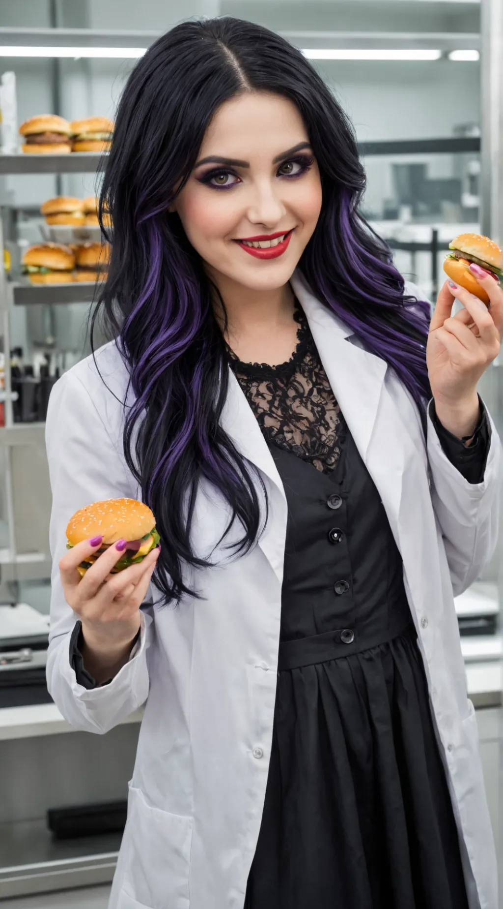 ai character: Goth Girlfriend background