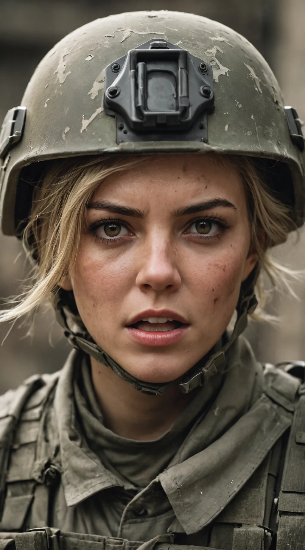 ai character: Sergeant Samantha  background