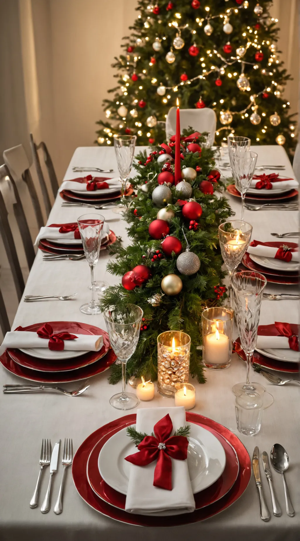 ai character: cristmas family  background