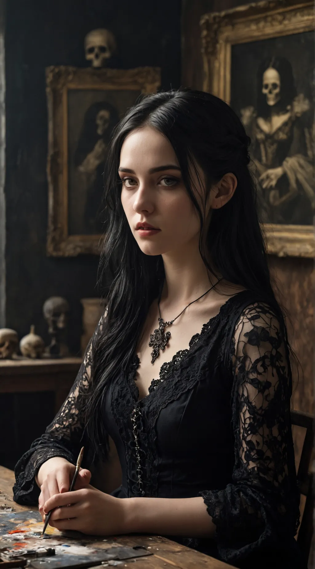 ai character: Elora Swanson  background