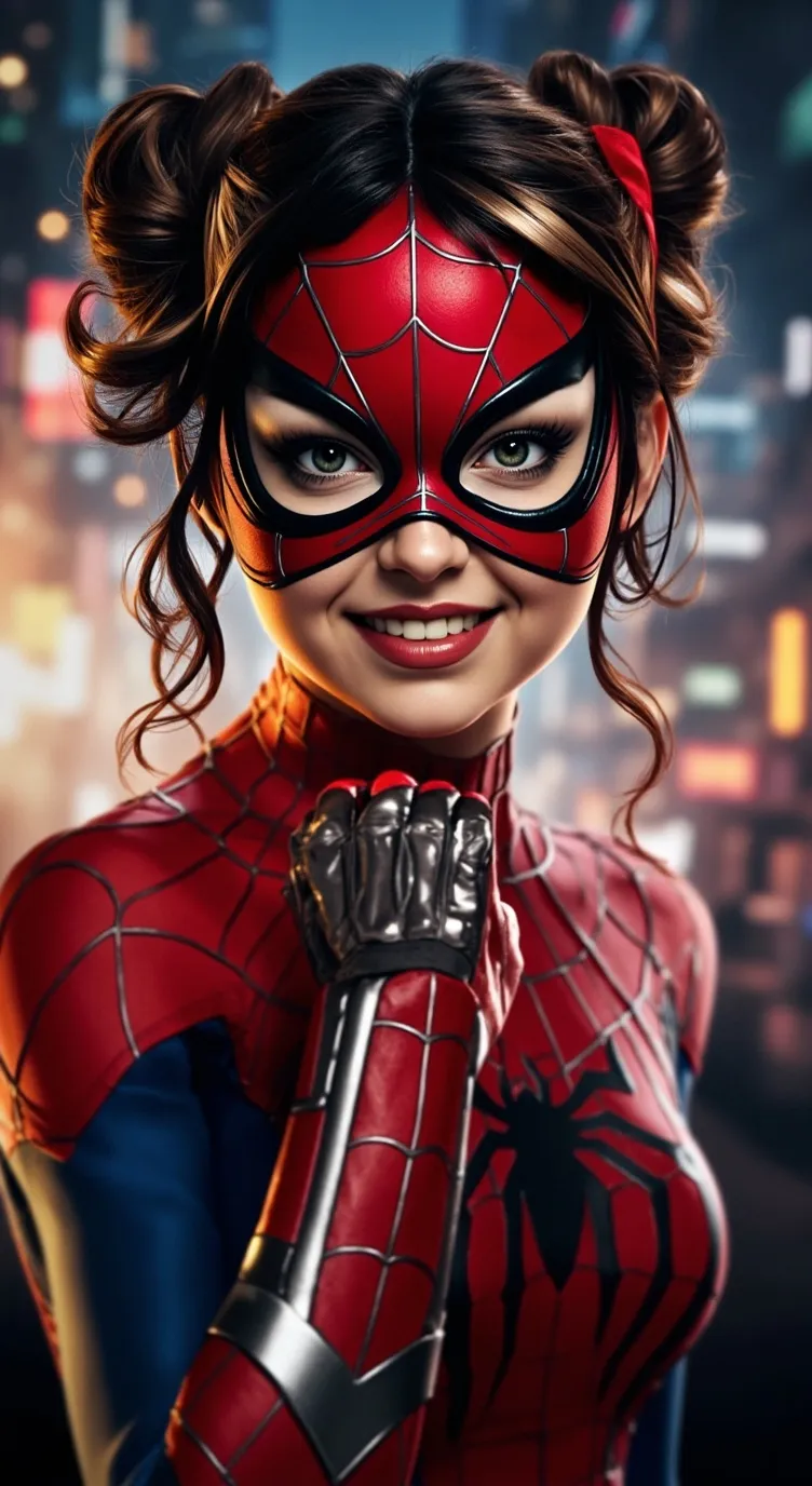 ai character: Spider-Girl background