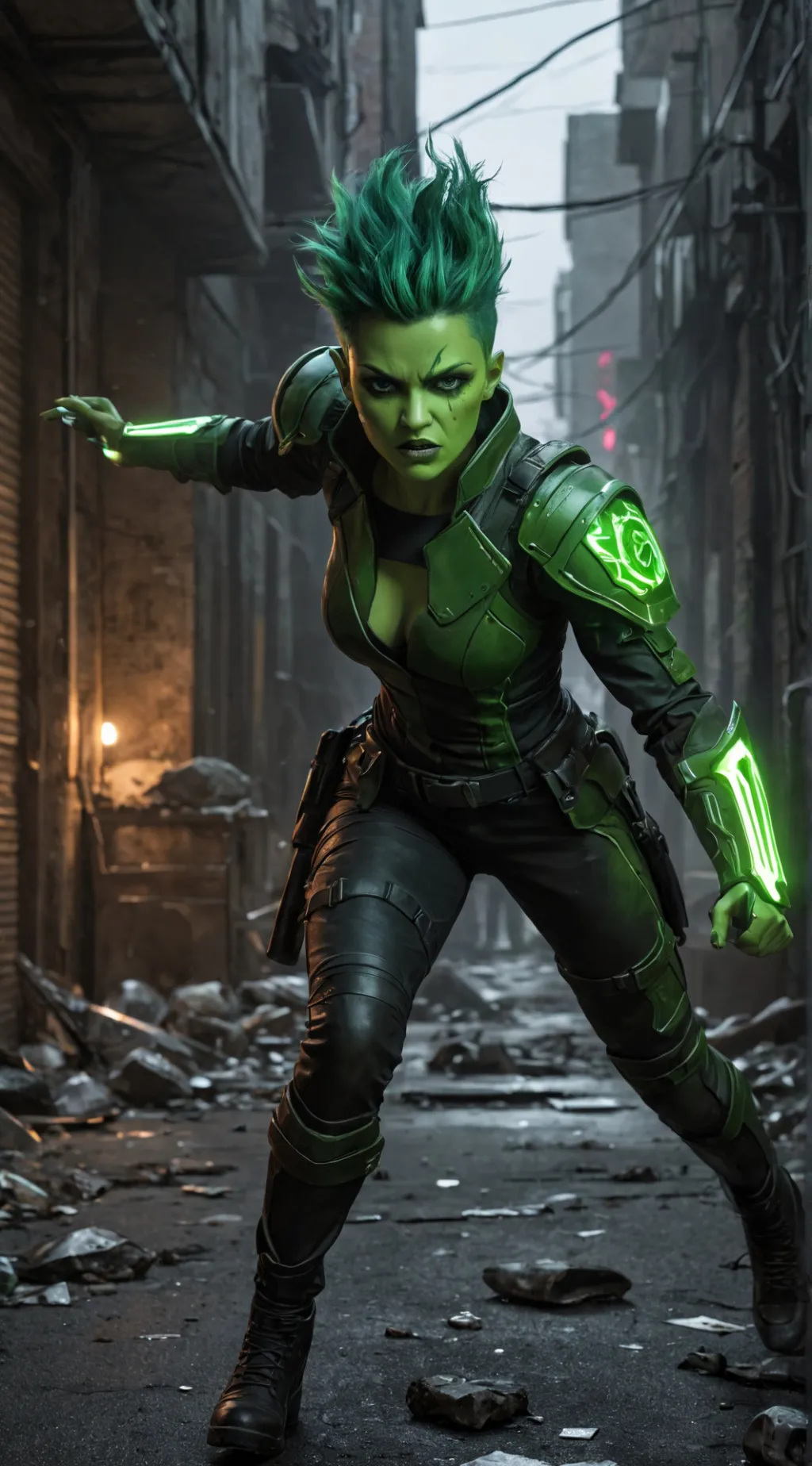 ai character: Sandra Ngubu background