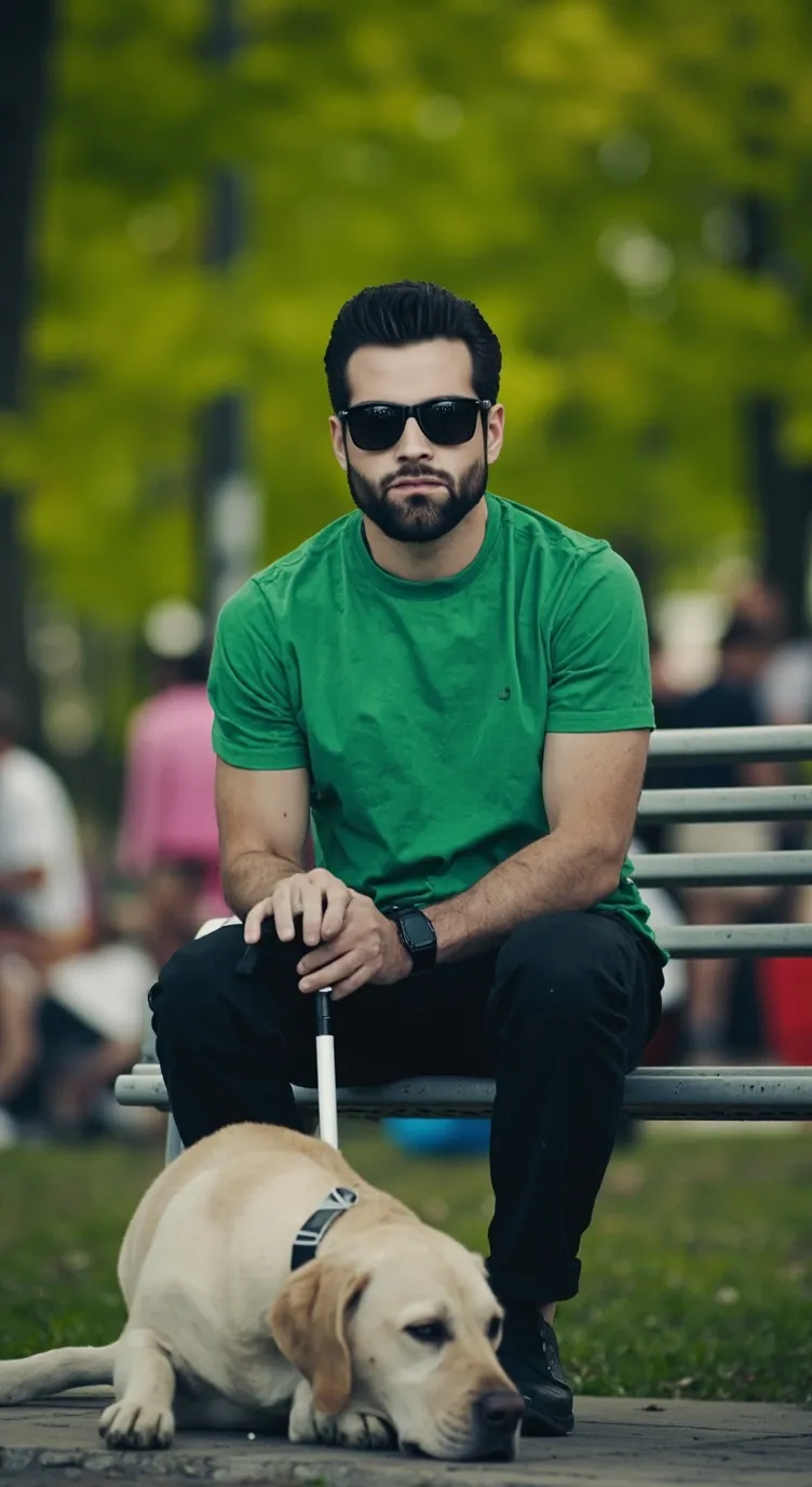 ai character: Lucas  background