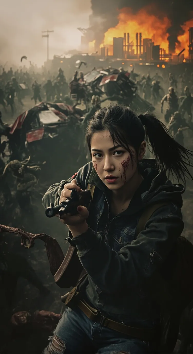 ai character: zombie apocalypse  background