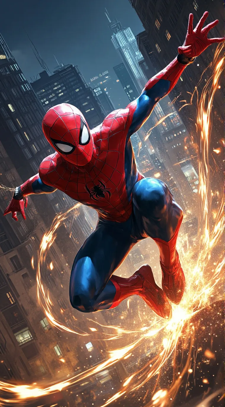 ai character: Spider-Man background