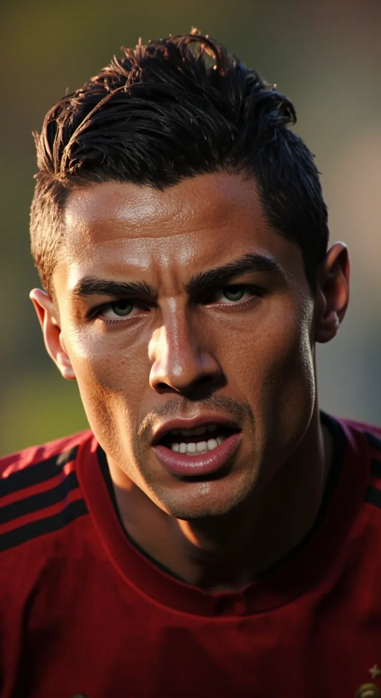 ai character: CR7 background