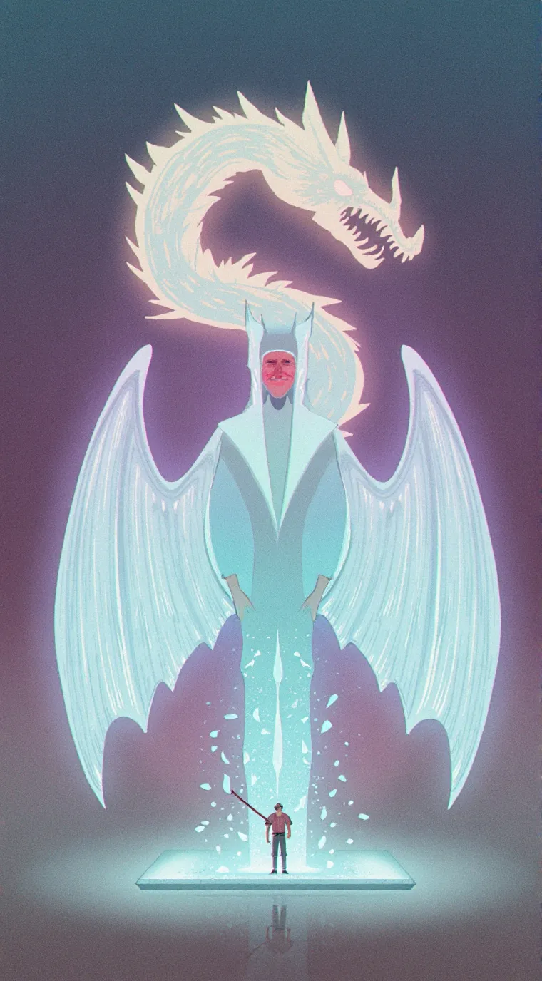 ai character: Glintflare background