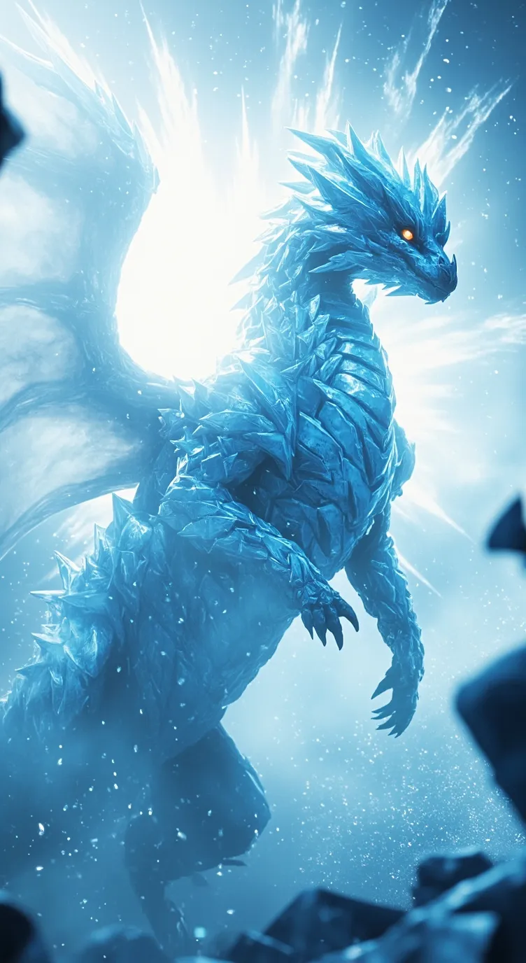 ai character: dragon conscious. background