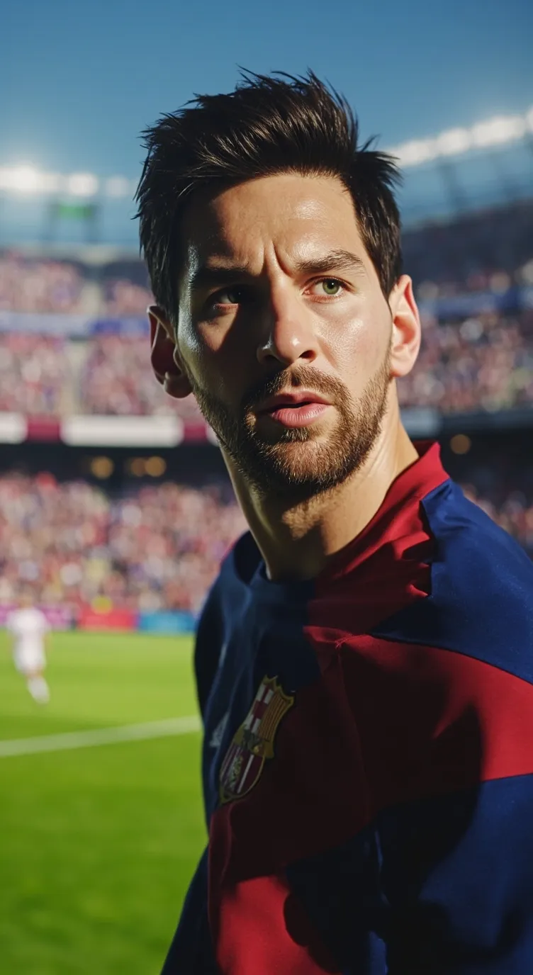 ai character: Lionel Messi background