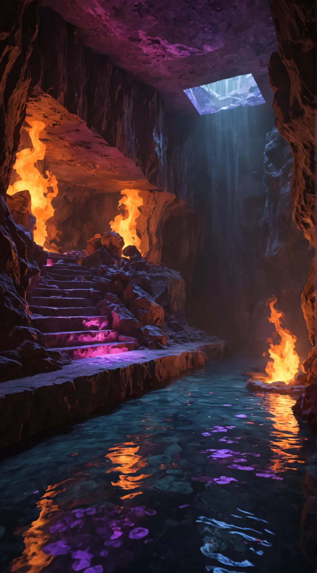 ai character: Hell’s Oasis background