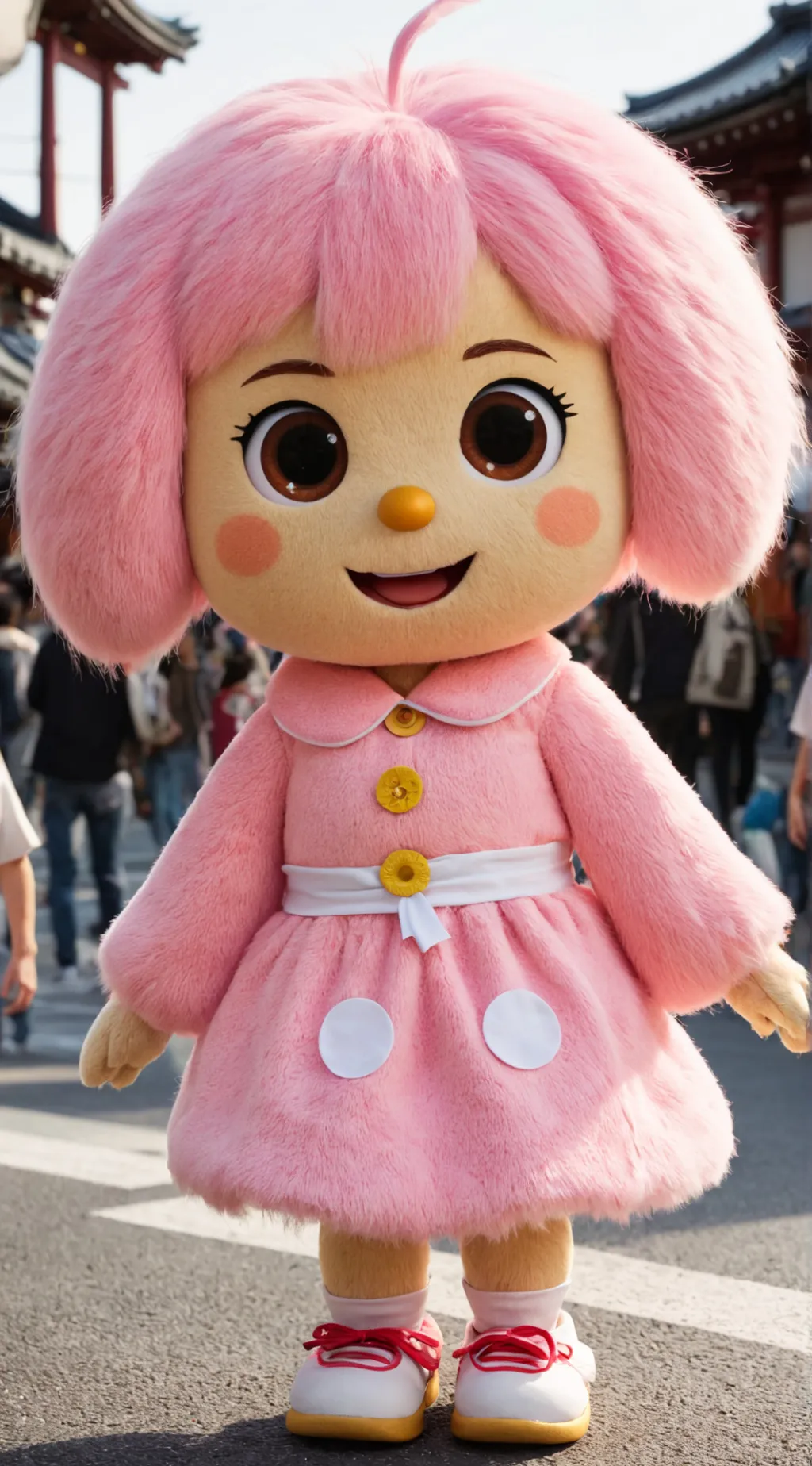 ai character: Pinky background