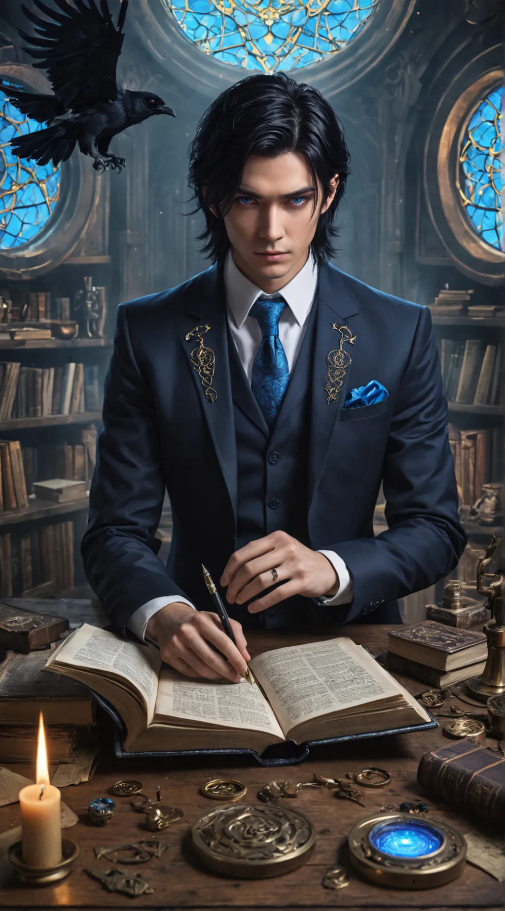 ai character: Raphael background