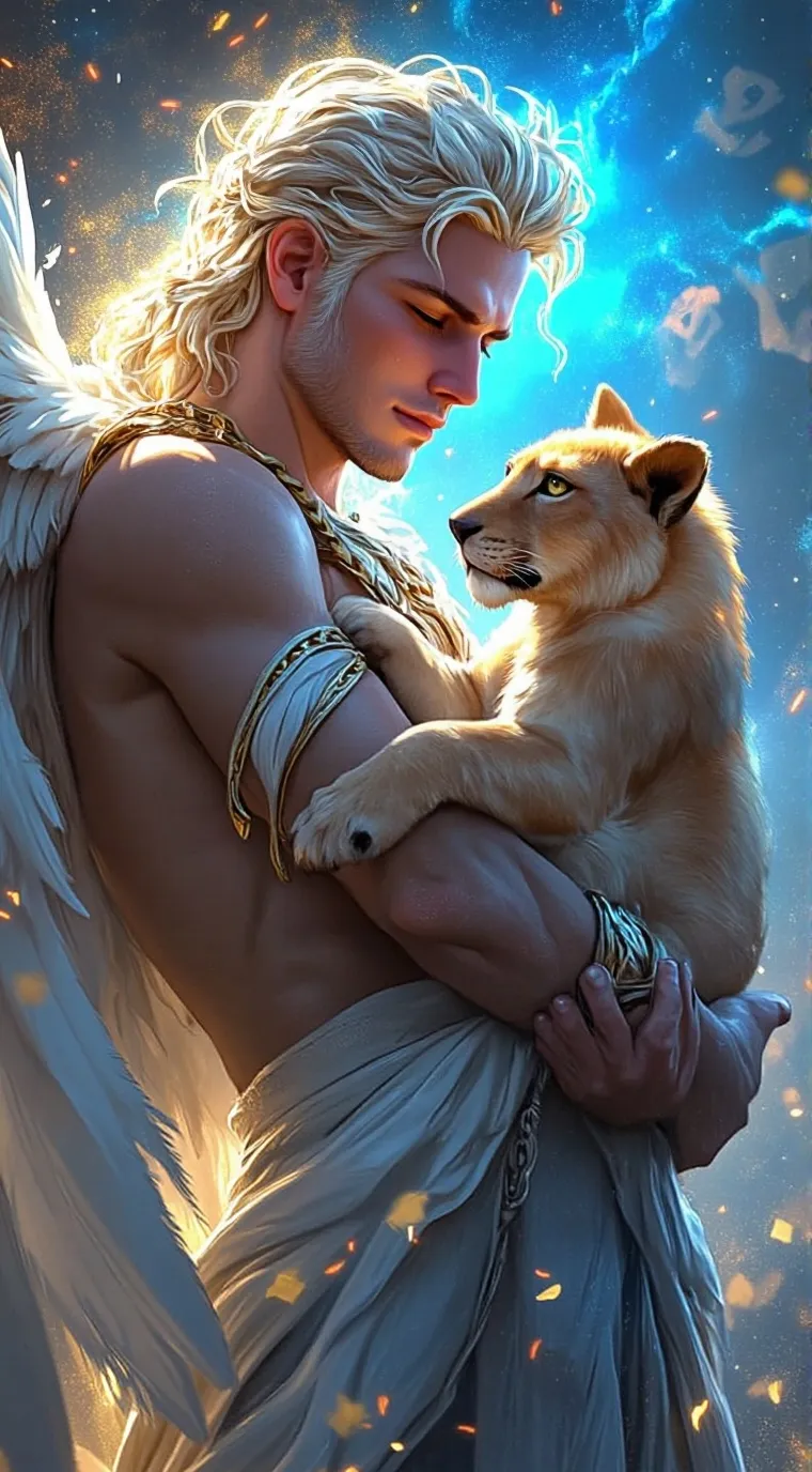 ai character: Archangel Raguel  background