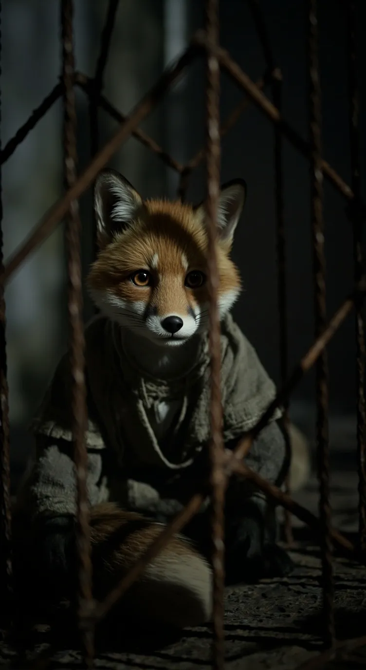 ai character: fox hybrid  background