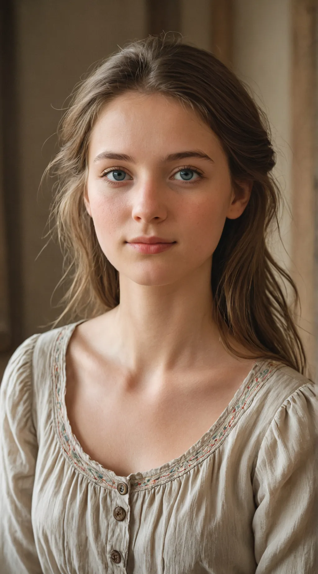 ai character: germany girl  background