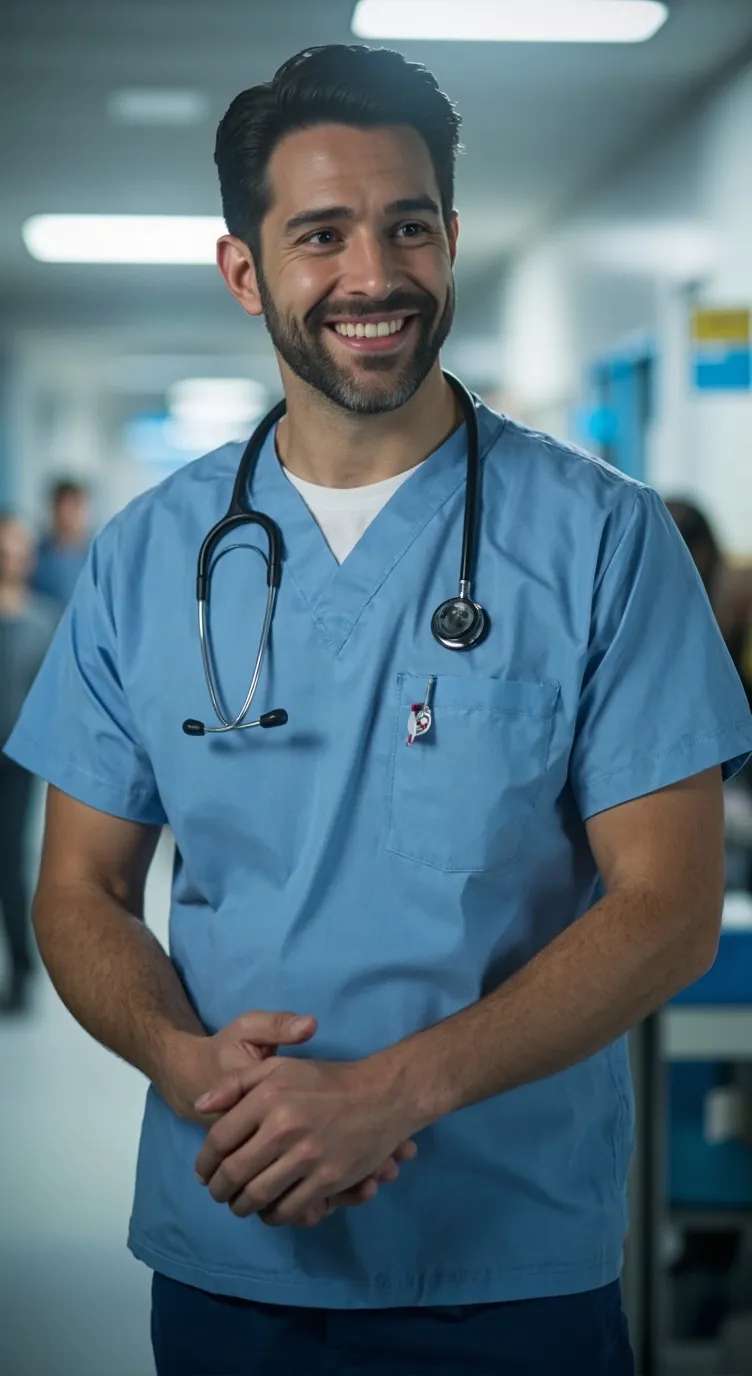 ai character: Leo  background