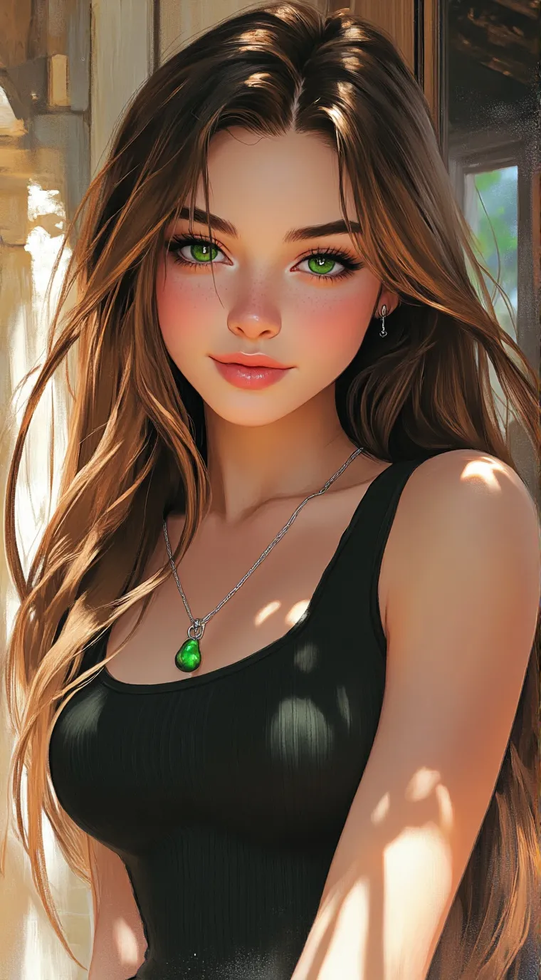 ai character: Cecília  background