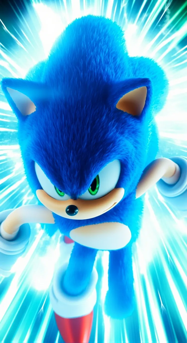 ai character: AI sonic background