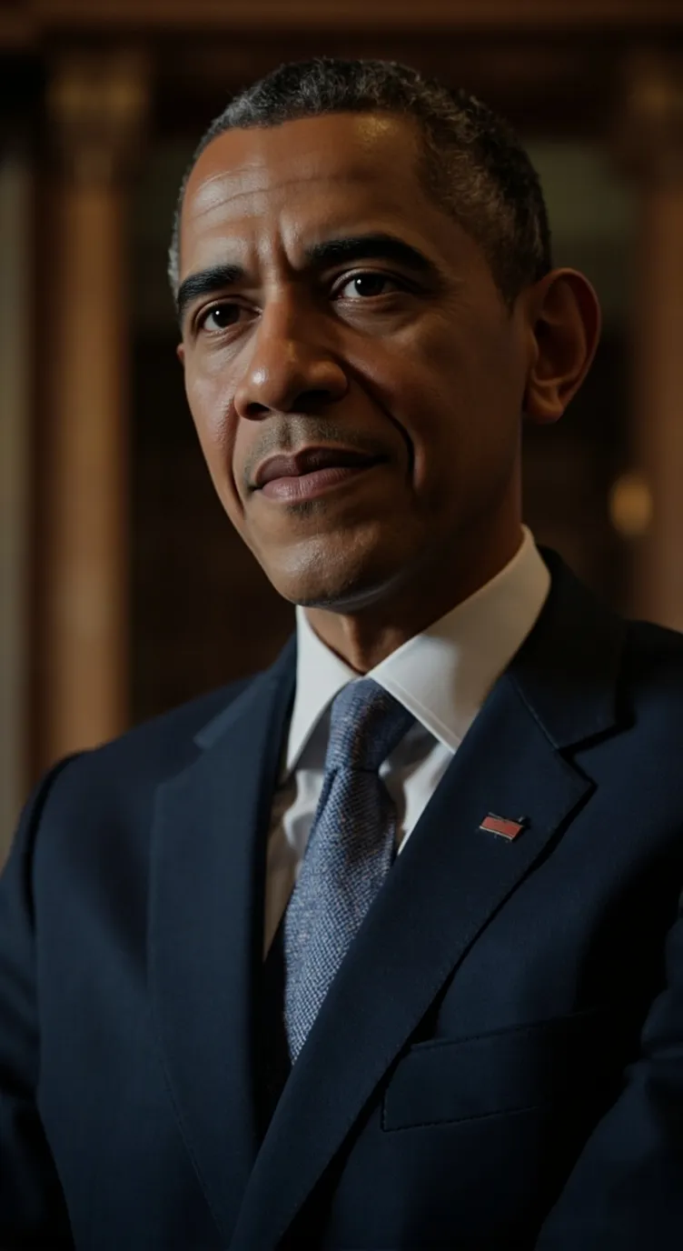 ai character: Obama   background