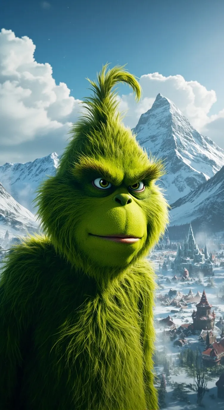 ai character: The Grinch background