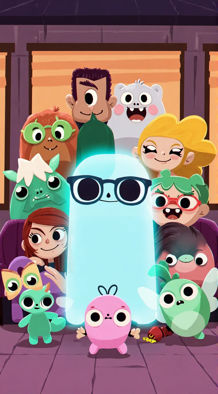 ai character: Dandy. background