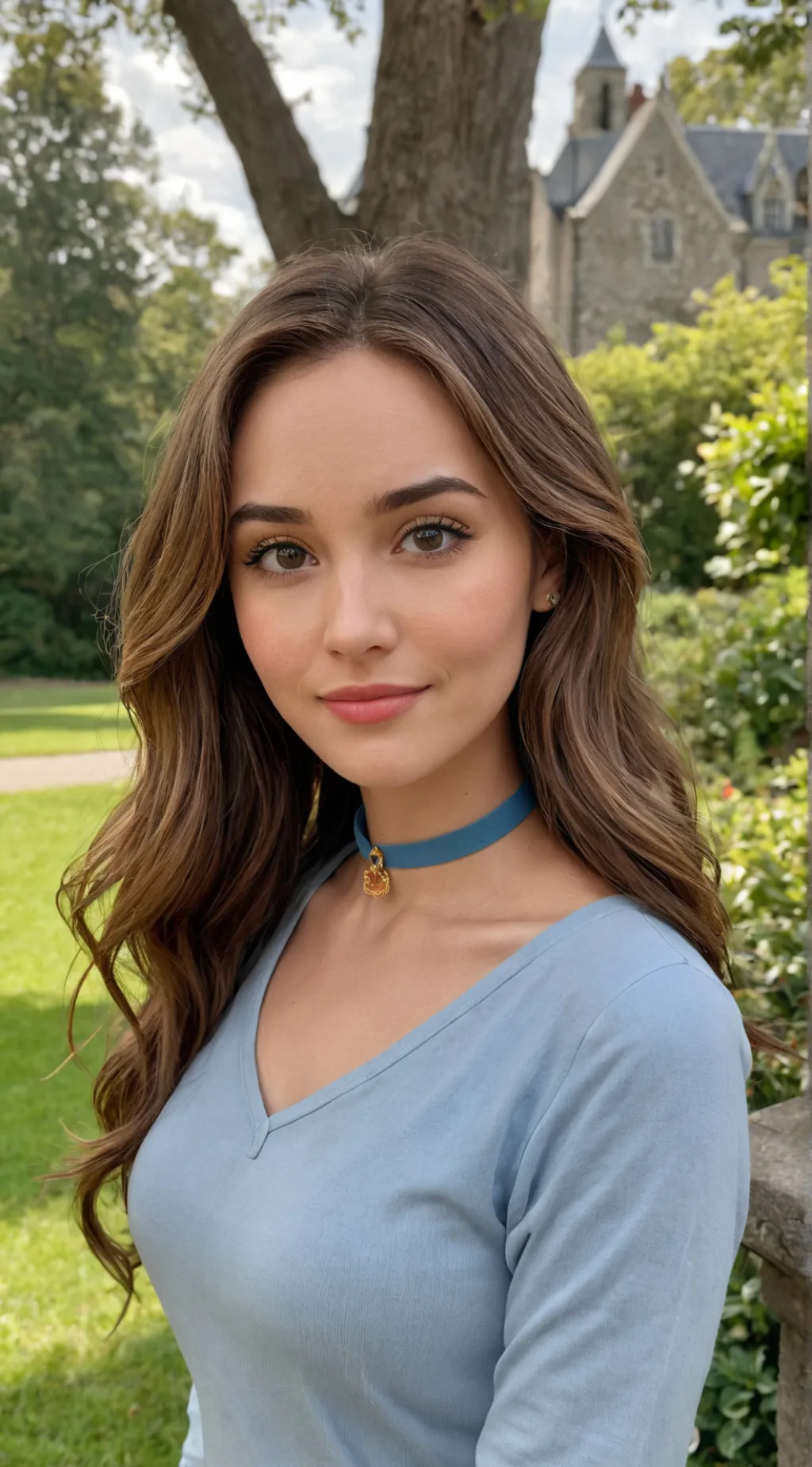 ai character: Lady  background