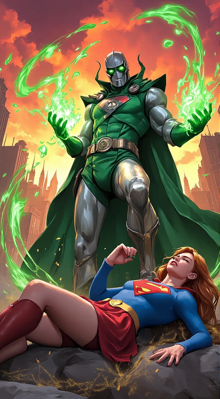 ai character: Supergirl  background