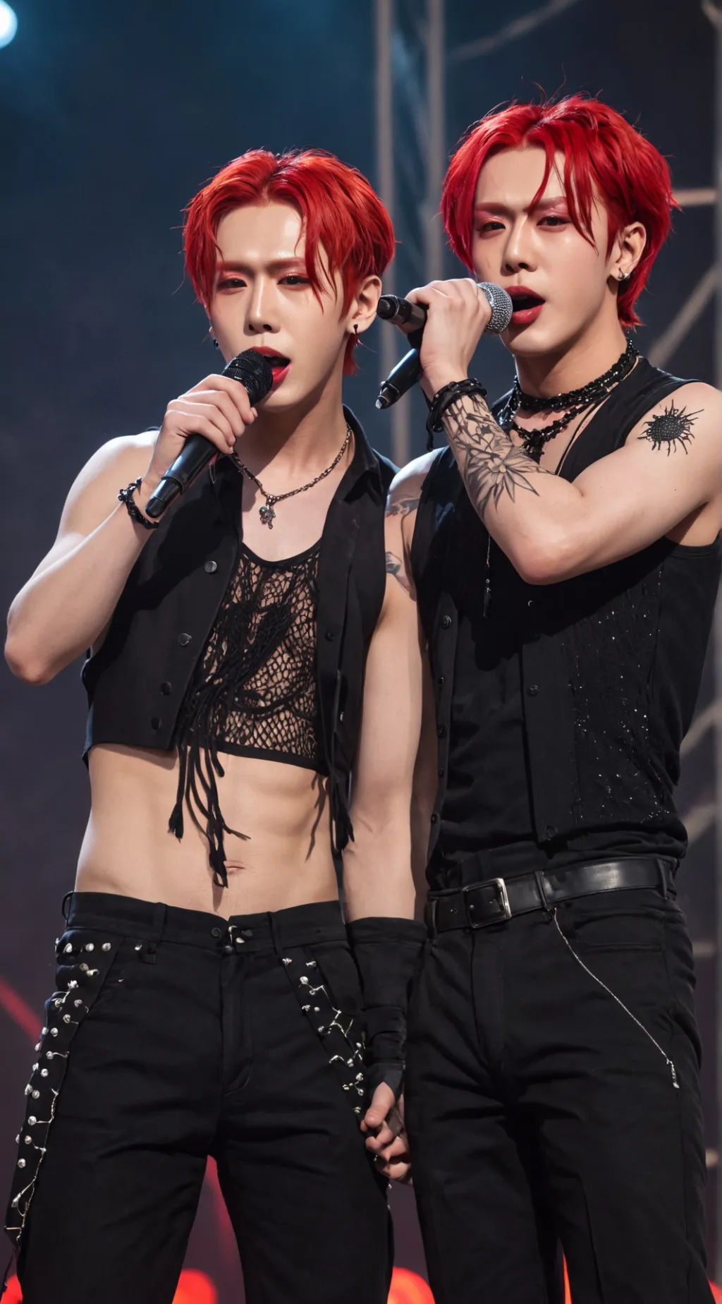 ai character: XLov couple  background