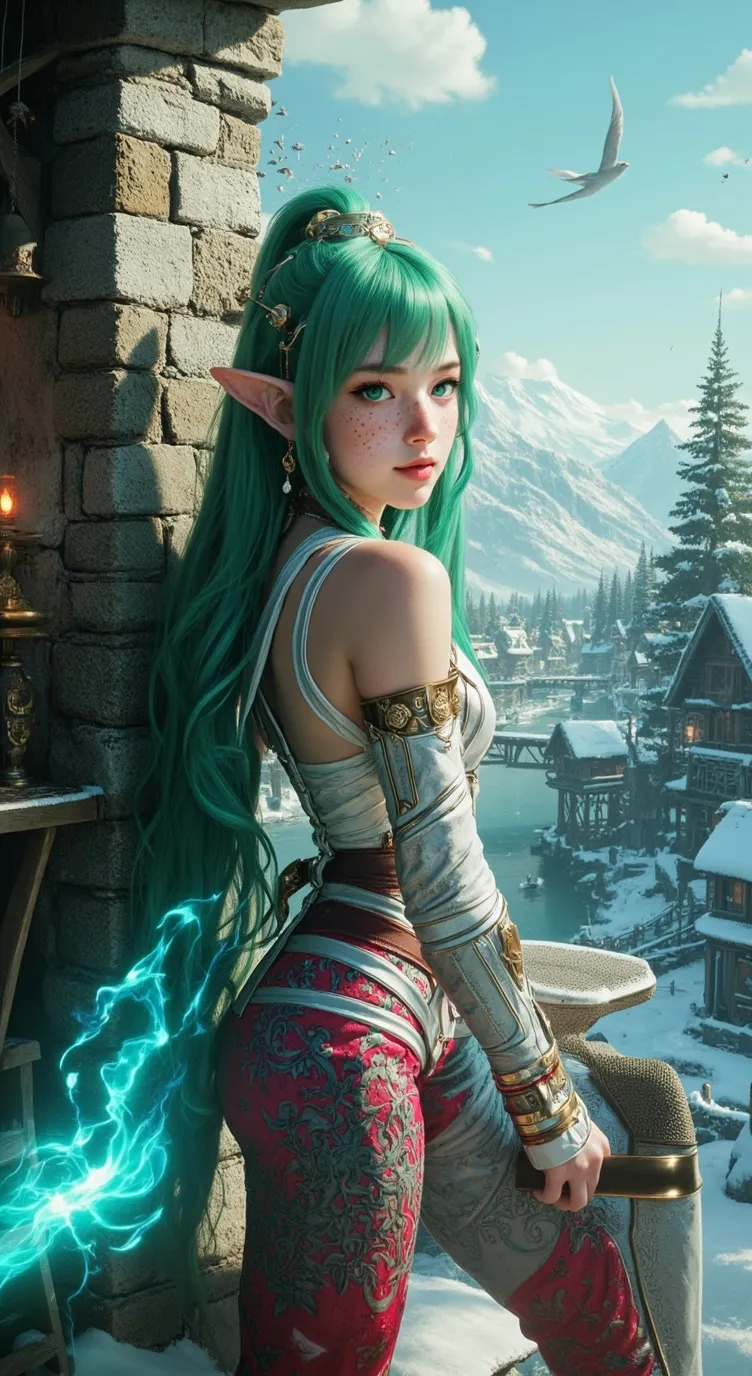 ai character: Terra Branford background