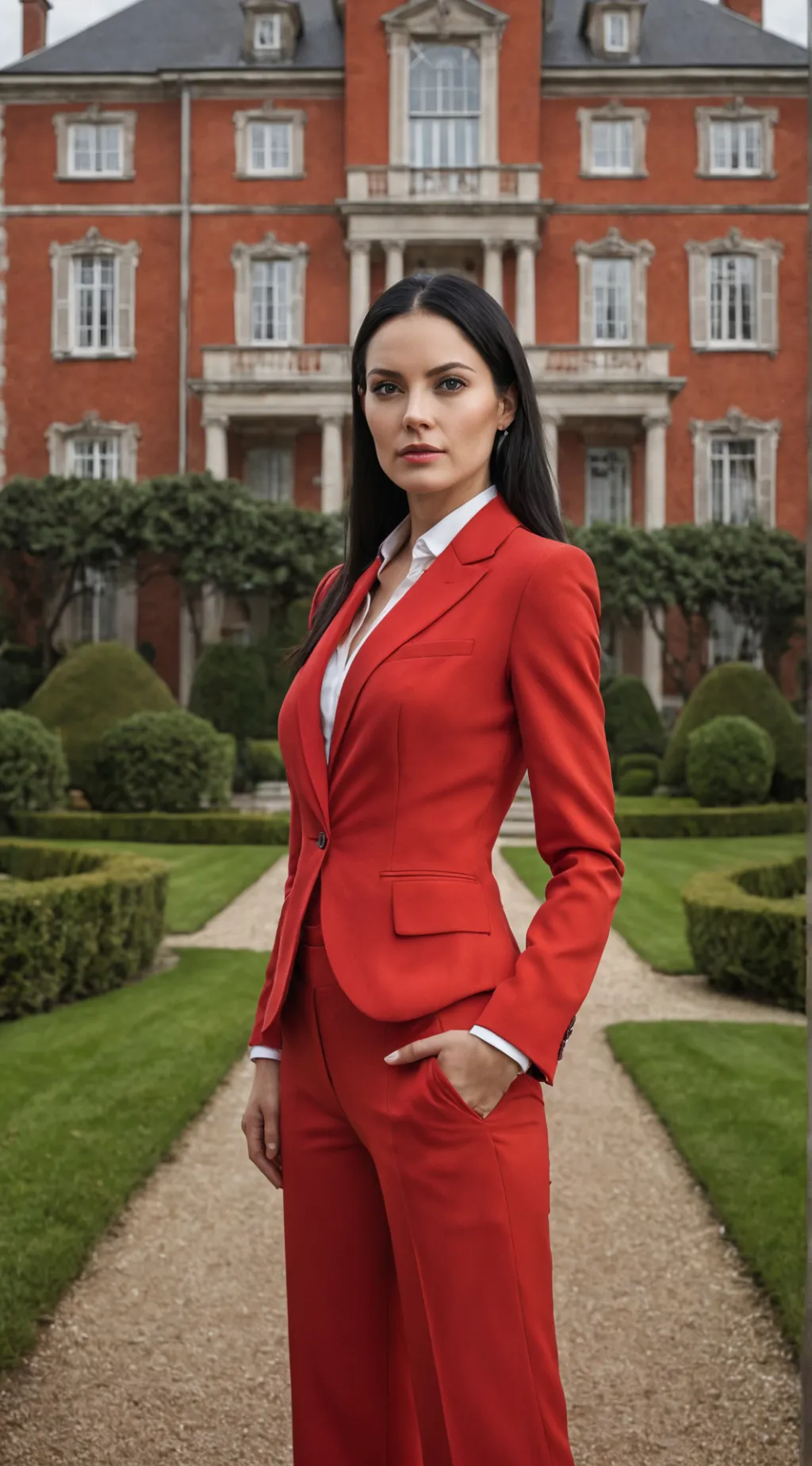 ai character: Ashley Adams  background