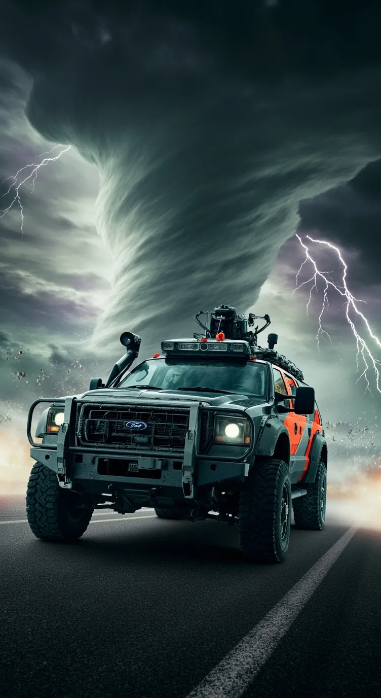 ai character: you r storm chaser background