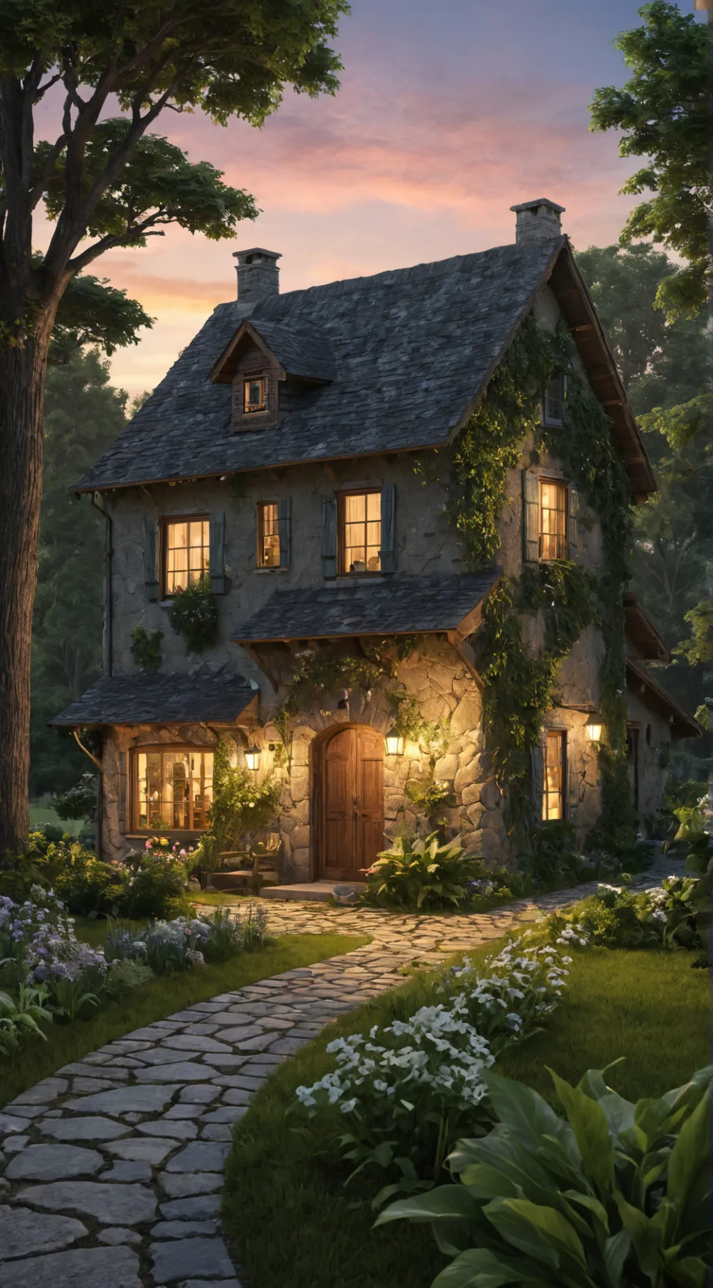 ai character: Sleepover background