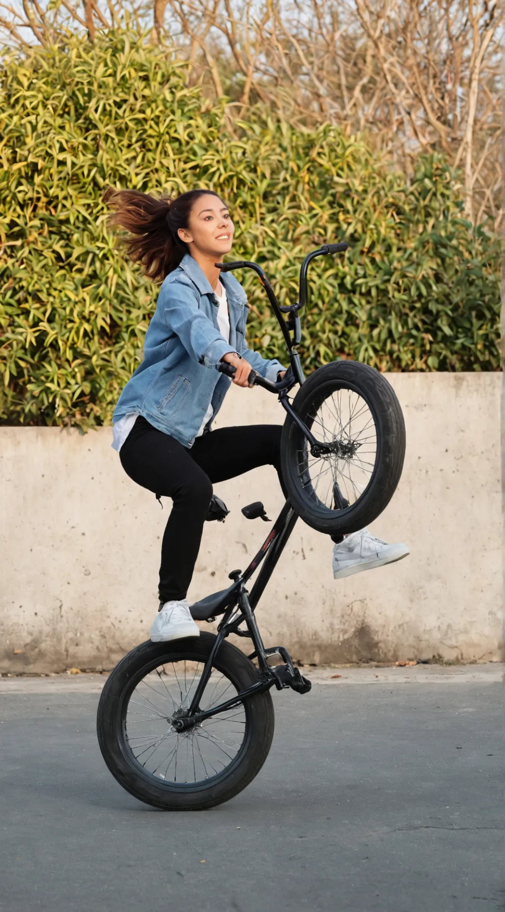 ai character: girlfriend background