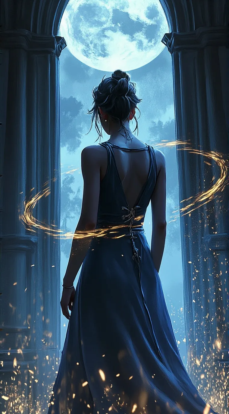 ai character: Lunaris background