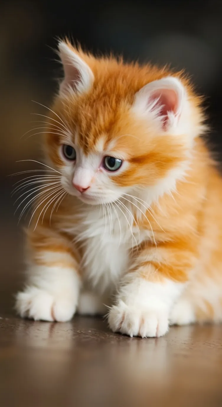 ai character: Small kitten background