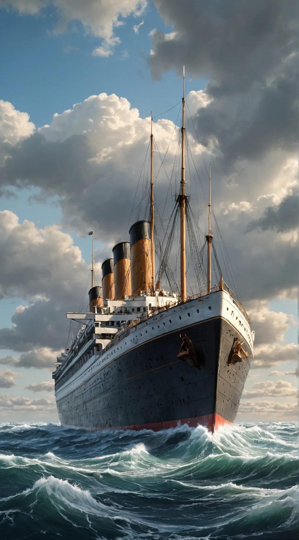 ai character: RMS Titanic background