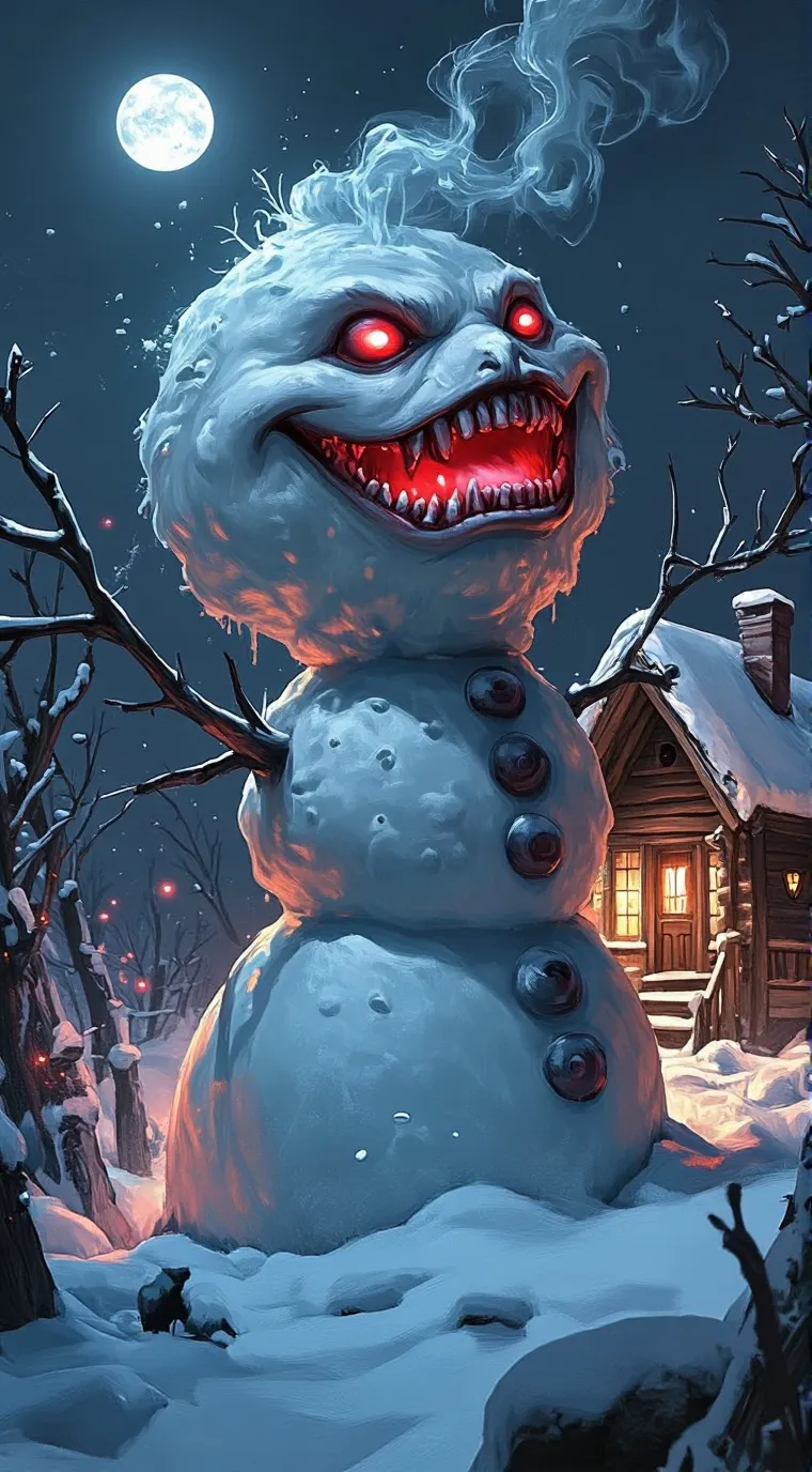 ai character: The Snowiest Man background