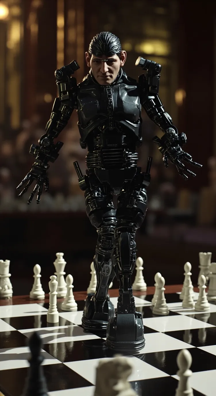 ai character: Chess Protocol 001 background