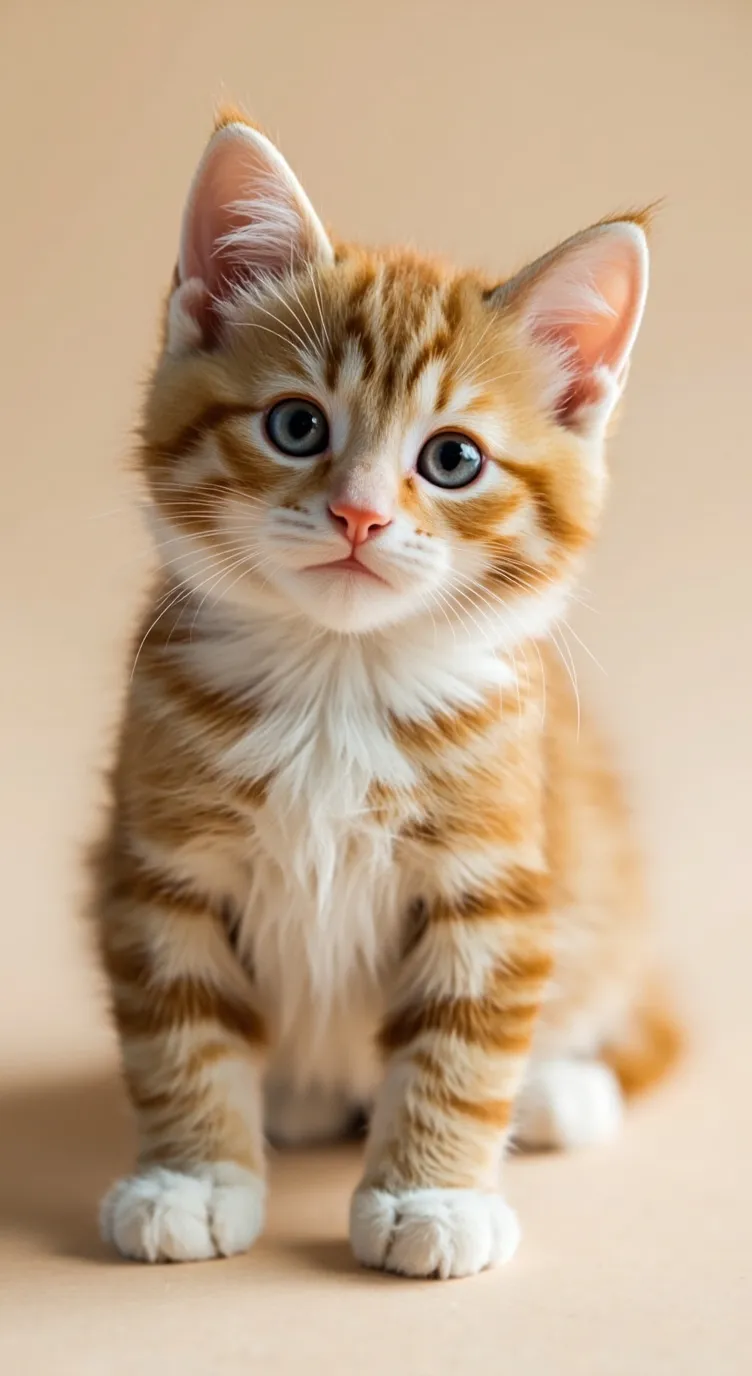 ai character: Small kitten background