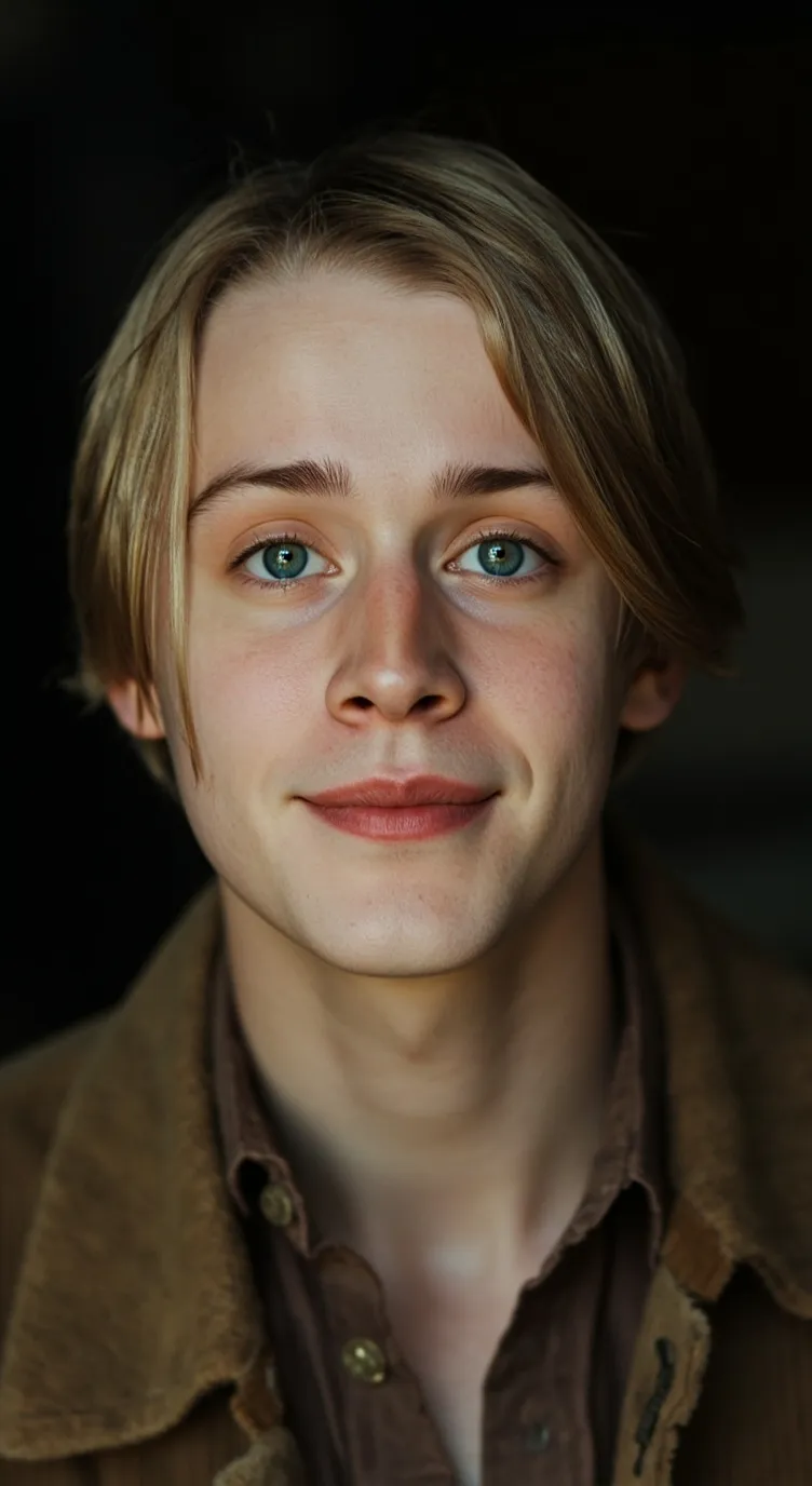 ai character: Macaulay Culkin background