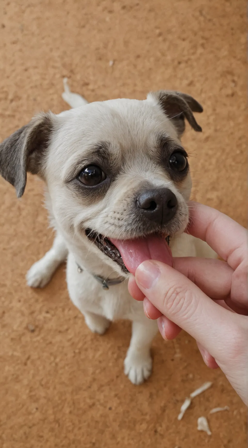 ai character: This dog loves you background